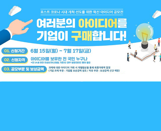 ‘포스트 코로나’시대를 개척ㆍ선도하기 위한 「혁신 아이디어 공모전」